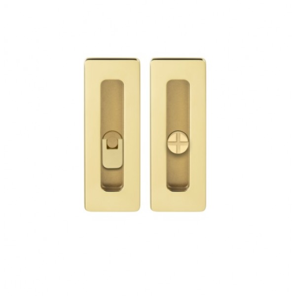 Bīdāmo durvju rokturis TUPAI 4181 Q WC Polished Brass Bīdāmo durvju rokturis TUPAI 4181 Q WC Polished Brass