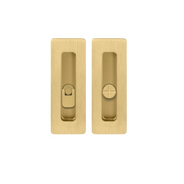 Bīdāmo durvju rokturis TUPAI 4181 Q WC Matt Brass Bīdāmo durvju rokturis TUPAI 4181 Q WC Matt Brass