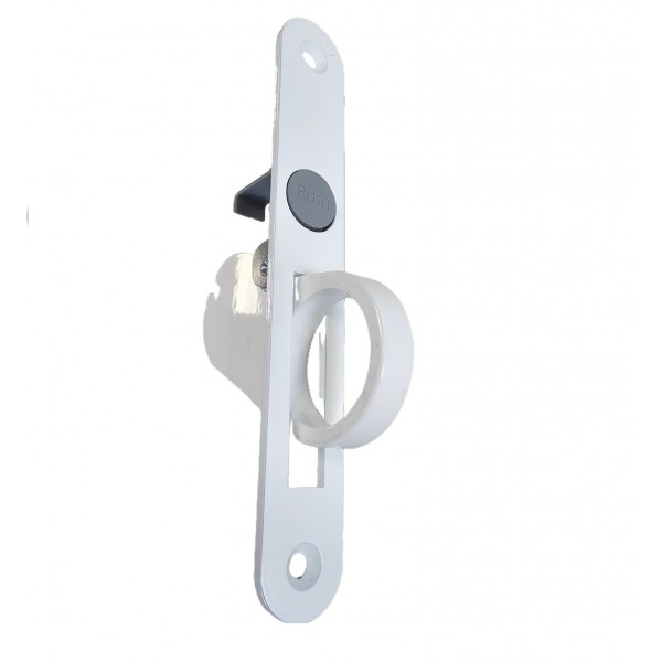 Bīdāmo durvju rokturis PUSH Balts