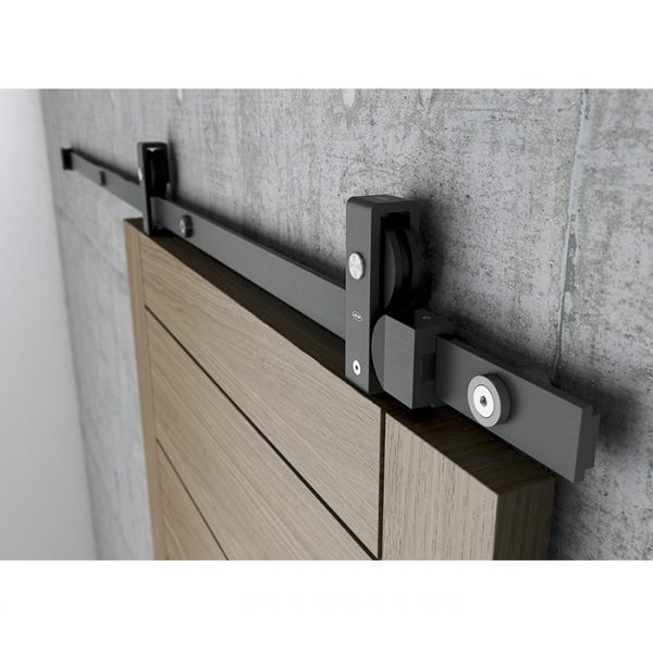 CHARRIOT Sliding Door System Black up to 60 kg / 1150 mm CHARRIOT Sliding Door System Black up to 60 kg / 1150 mm