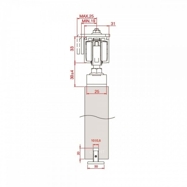 FLUID CLASSIC CORSA с 2 направлениями „Soft Close” до 80 kg FLUID CLASSIC CORSA с 2 направлениями „Soft Close” до 80 kg