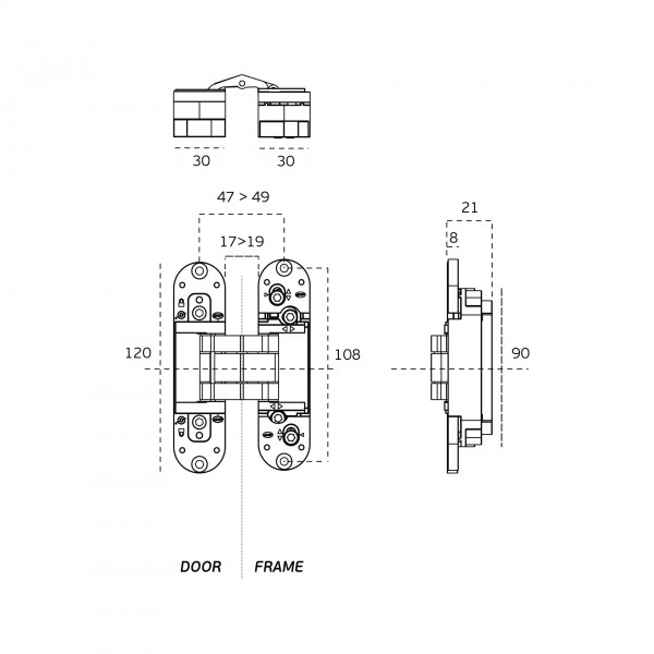 Slēptā vira JNF IN.05.064 Black 50/60 kg Slēptā vira JNF IN.05.064 Black 50/60 kg