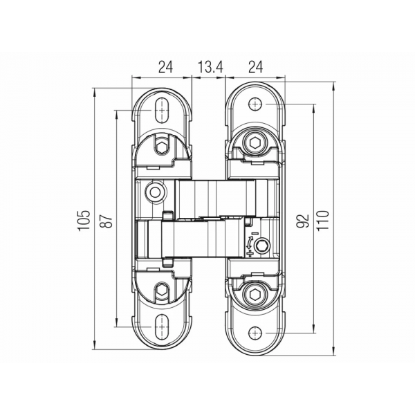 Paslėptas Vyris K1060 White (60kg/2vnt) Paslėptas Vyris K1060 White (60kg/2vnt)