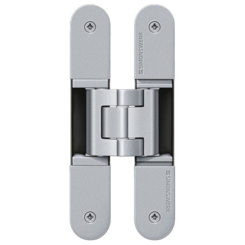 Slēptās eņģes TECTUS TE 240 3D Matt Chrome (60 kg / 2 vnt)