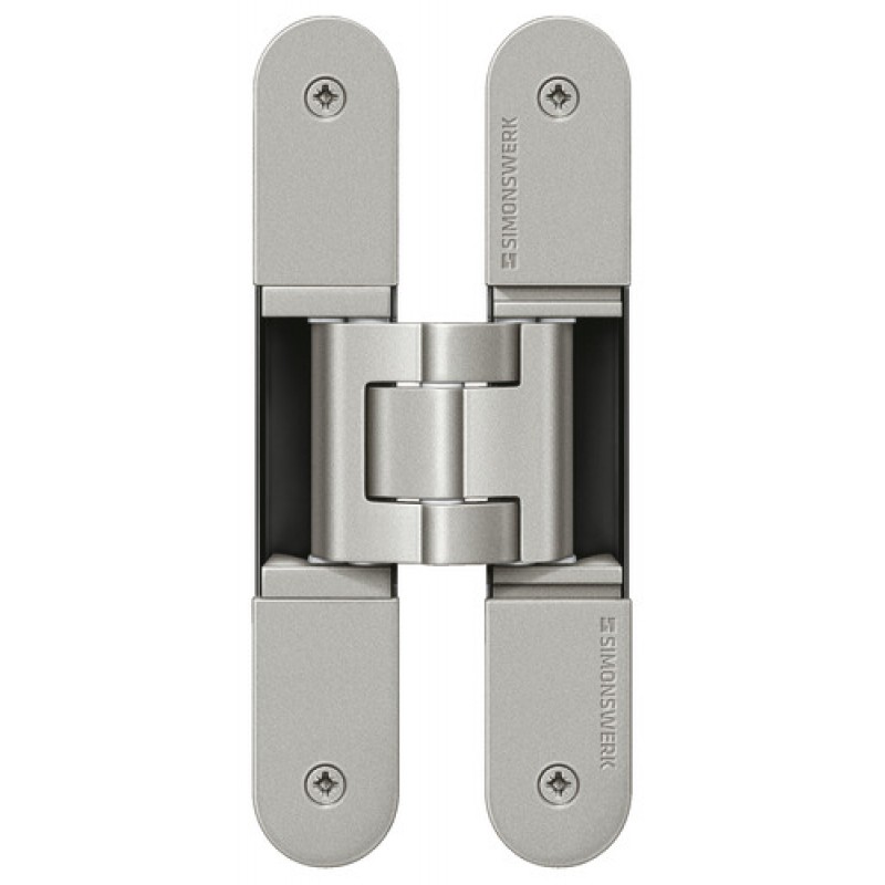 Slēptās eņģes TECTUS TE 240 3D Matt Nickel (60 kg / 2 vnt)