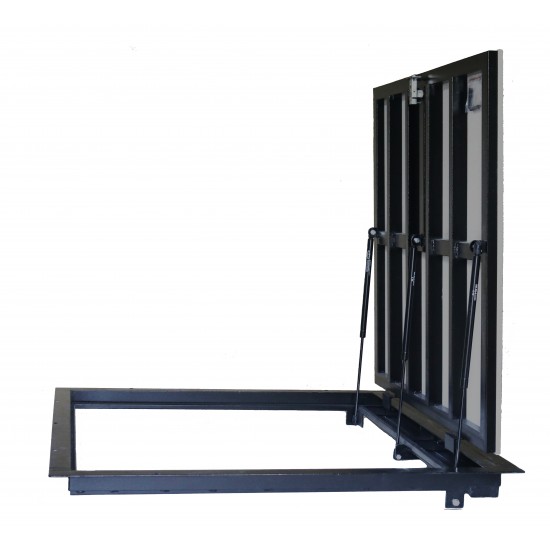 Напольный стальной технический (инспекционный) люк 70 см x 150 см 