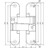 Скрытые петли ANSELMI AN 161 3D FVZ 12/38 (512) Скрытые петли ANSELMI AN 161 3D FVZ 12/38 (512)