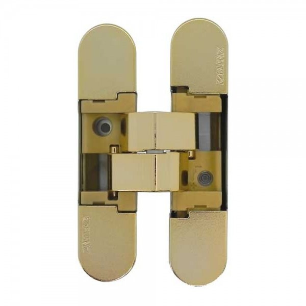 Slēptas eņģes KUBICA K1019 Polished Brass (40кг/2шт)