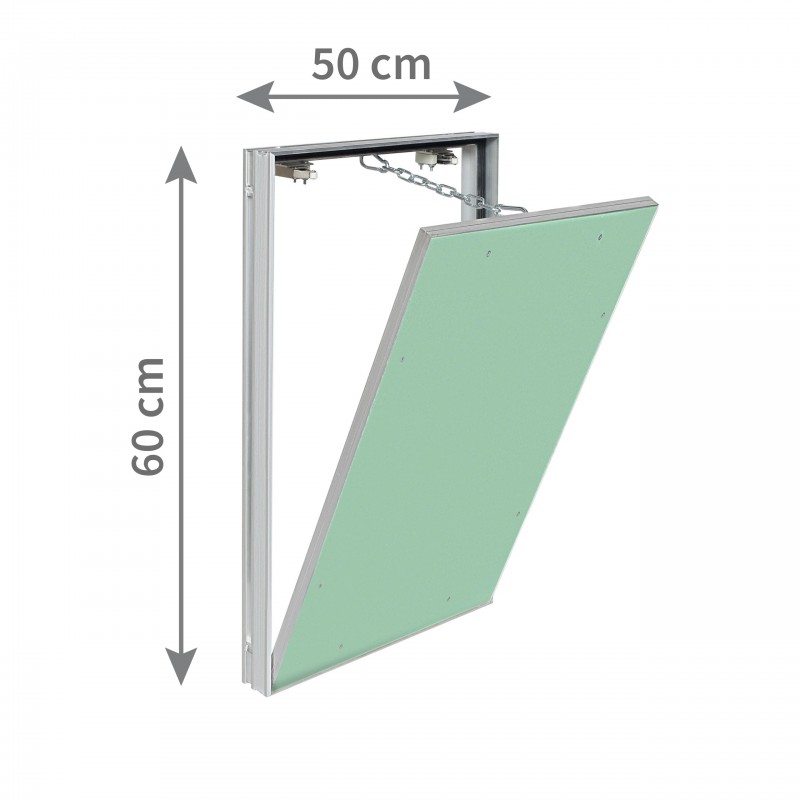 Revīzijas lūka "SANY" 500mm x 600mm keramisko flīžu pārklājumam